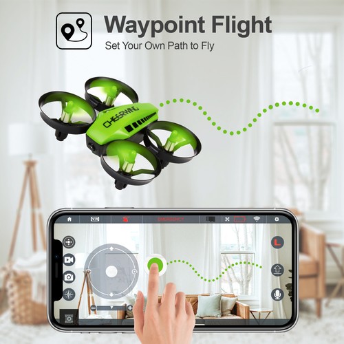 Mini Drone Cheerwing CW10 para Niños WiFi FPV Drone con Control Inalámbrico EE. UU. - Imagen 9 de 26