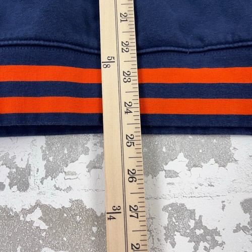 Virginia Cavaliers Hoodie Men Medium Blue Orange Nike Sweatshirt UVA Swooh - Picture 8 of 11