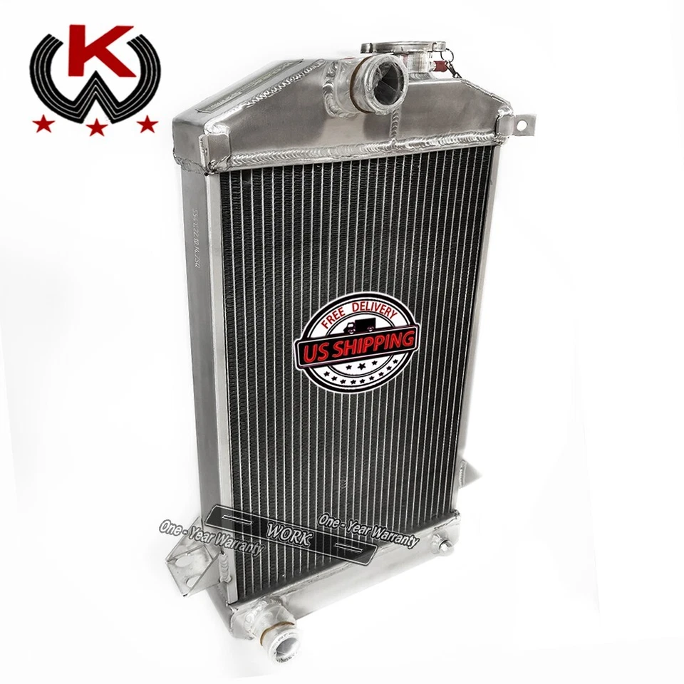 Radiador manual para 61-65 TRIUMPH TR4 l4 2,0 L 2,1 L 2 filas 1961 1962 1963 1964 1965 Foto 3 de 4