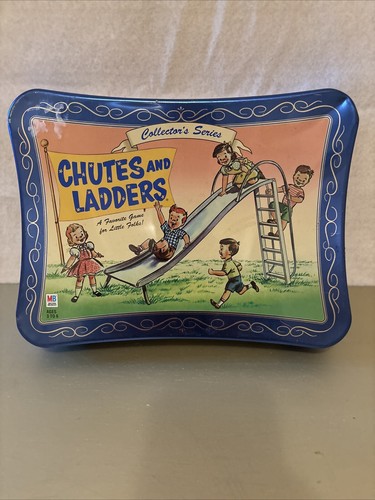 Chutes & Ladders 2003 Collectors Serie Brettspiel Blechdose Milton Bradley