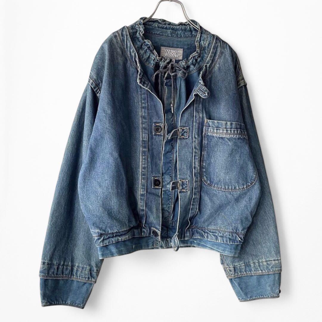 80s MARITHE FRANCOIS GIRBAUD denim jacket MARITHE FRANCOIS