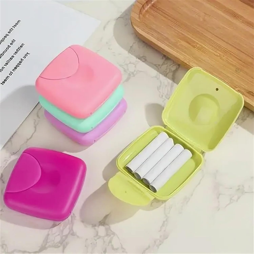 3 Stück Tampon Aufbewahrung, Tragbare Tampon Box, Tampon Box für Unterwegs, Dame - Bild 3 von 7