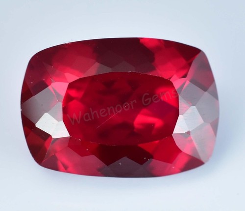 8.80 Ct Natural Blood Red Ruby Mozambique Cushion Certified Loose Gemstone - Bild 1 von 6