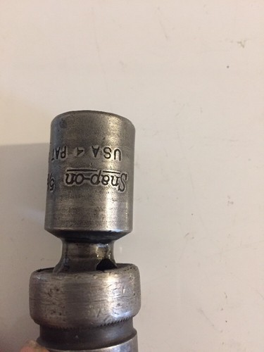 Snap On Tool Vintage Shallow 1/2”dr Swivel 6-point Impact SAE Socket 5/8” IPL20A - Picture 5 of 12