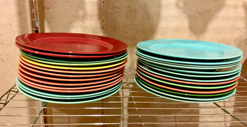 Plato de almuerzo vintage Harlequin Fiesta 9 pulgadas Homer Laughlin Company HLC EE. UU. @@@@ - Imagen 2 de 3