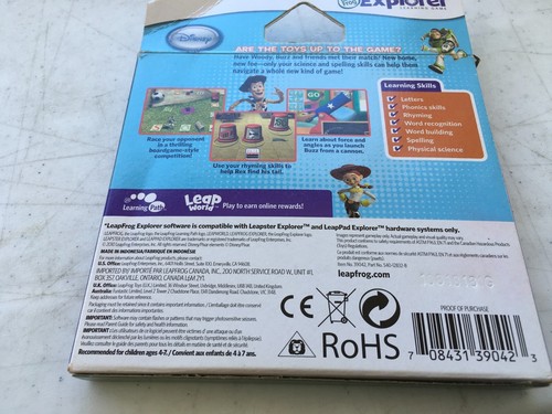 Leap Frog Toy Story 3 Disney Pixar Leapster Explorer - Picture 2 of 4