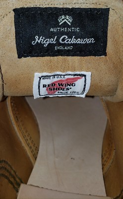 Red Wing x Nigel Cabourn 4632 Hawthorne Chukka Boots Iron