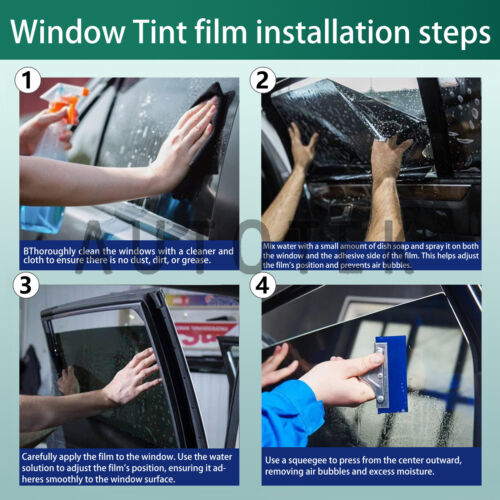 PreCut All Sides Window Film Any Tint Shade % VLT For Toyota Sienna 2011-2020 - Picture 4 of 11