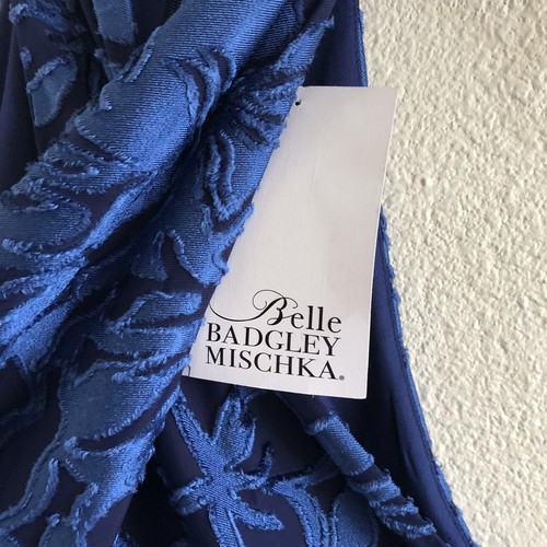 Belle Badgley Mischka Pacey Vevet Floral Cocktail Dress Size 4 NWT - Picture 7 of 9