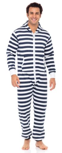 Herren Unisex Aztekenmuster 1Onesie Pyjama - Kapuze Reißverschluss Overall Nachtwäsche - Bild 51 von 66