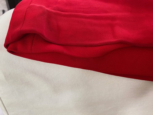 Halston Strapless Red Gown with back slit, size 2 - Picture 8 of 13