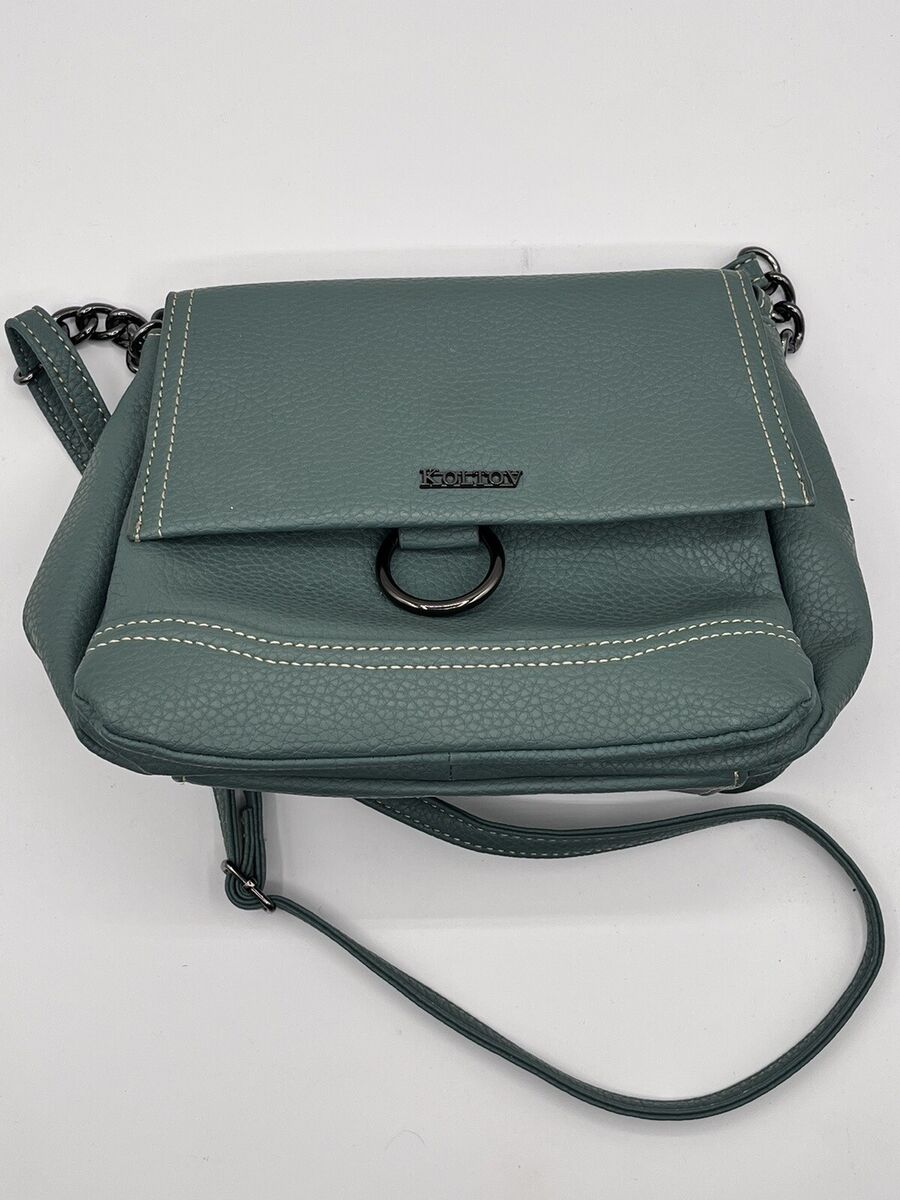 Koltov Gigi Purse Crossbody Bag Forest Green Adjustable Strap eBay