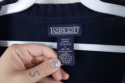 Vintage 90s Lands End Mens Large Blank Faded Oversized Vintage 90s Lands End Mens Large Blank Faded Oversized
