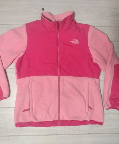 The North Face Denali Polartec Fleece Girls Pink Jacket XL (18) - Picture 2 of 10
