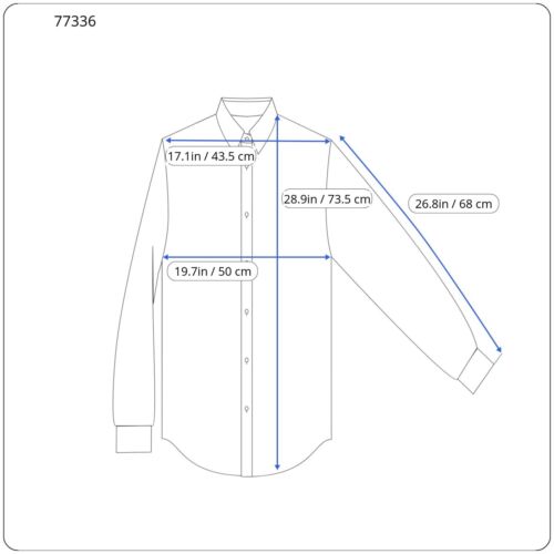 Scotch&Soda Ams Couture Hombre Camisa M Blanco Algodón Puro Estampado Manga - Imagen 4 de 7
