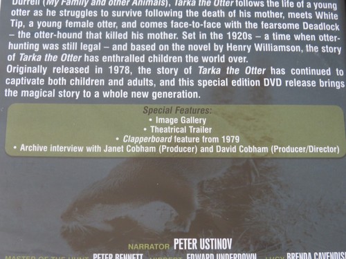 Tarka The Otter (NEW SEALED DVD 2006) PETER USTONOV GERALD DURRELL - Picture 5 of 7