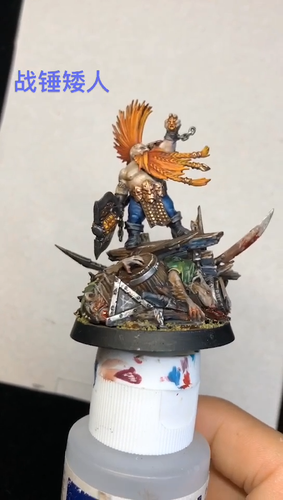 Gotrek Gurnisson Fyreslayers Warhammer Age of Sigmar Games Workshop dipinto - Video 1 di 1