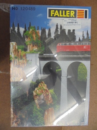 Faller 120489 Juego de cabeza de puente H0 kit de construcción de plástico - Imagen 1 de 2