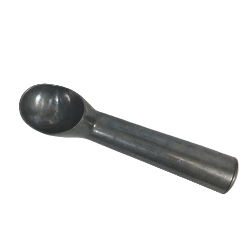 Fuente de soda de aluminio vintage cuchara de helado número #4 sólida de 7" de largo - Imagen 4 de 7
