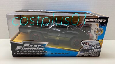 JADA FAST & FURIOUS DOM'S 1970 DODGE CHARGER RT 1:24 BLACK