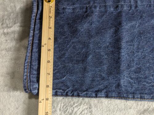 Levis 501 Jeans Mens 36x26 Blue Button Fly Dark Wash Straight Hemmed READ - Picture 3 of 13