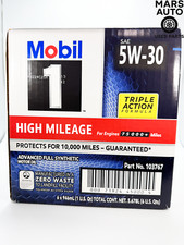 Mobil 1 5W-30 High Mileage Advanced Full Synthetic Motor Oil 1-quart 6 pack