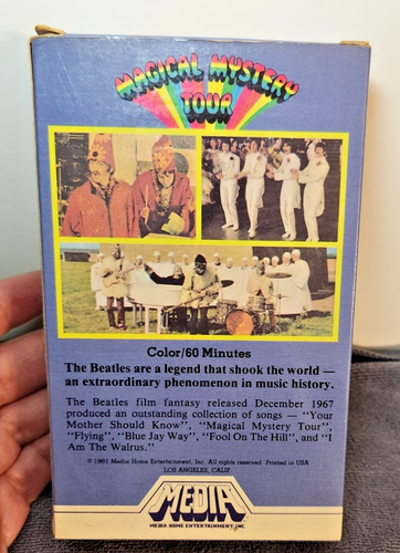 Vintage 1981 The Beatles Magical Mystery Tour Betamax BETA Tape Rare Boxed - Bild 5 von 8