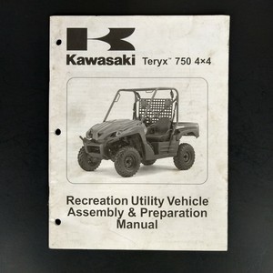 Kawasaki Teryx 750 4x4 Manual Utility Vehicle Assembly KRF750A8F