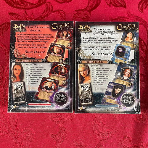 Buffy The Vampire Slayer - CLASS OF 99 / PERGAMUM PROPHECY (2001) Set of 4 - Picture 3 of 17
