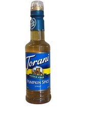 Torani Sugar-Free Pumpkin Spice Syrup 12.7 Oz For Coffee  Beverages