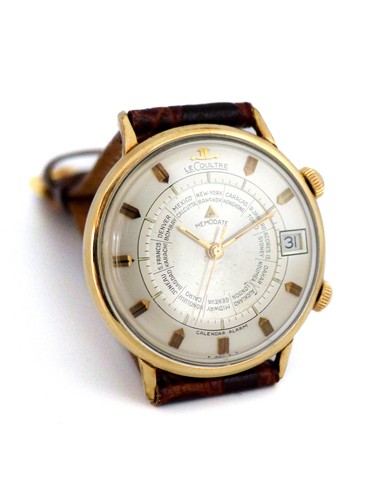 Jaeger Wristwatch MemovoxYGF case steelback alarm worltzime - Picture 11 of 11