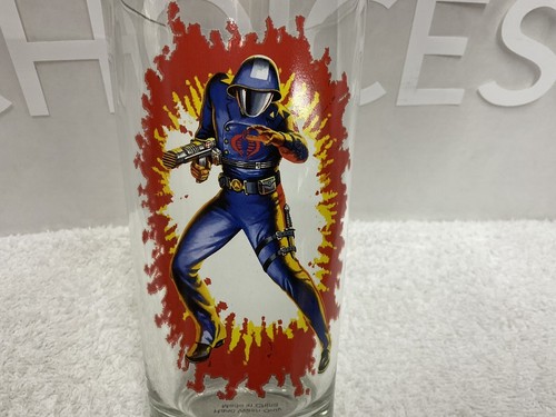 GI Joe Cobra Commander Drive-Thru Super 7 Pint Glass Hasbro 16 oz-NEW-LšK