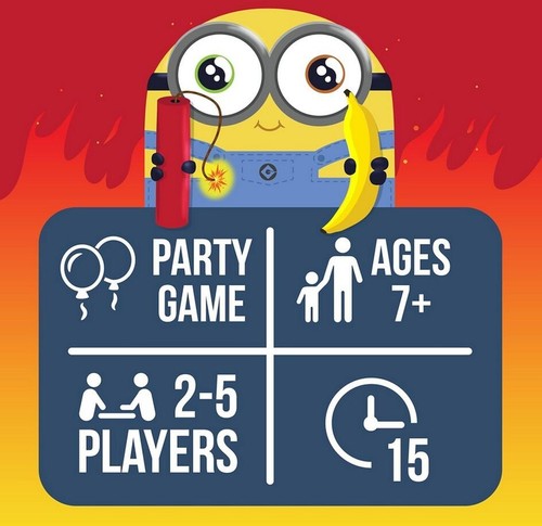 Exploding Minions Party Game By Exploding Kittens Card Game Toy Kid NEW SEALED - Picture 6 of 8
