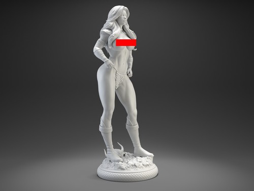 Rote Sonja unbemalte unmontierte Resin 3D gedruckte Modellfigur NSFW KIT - Bild 6 von 18