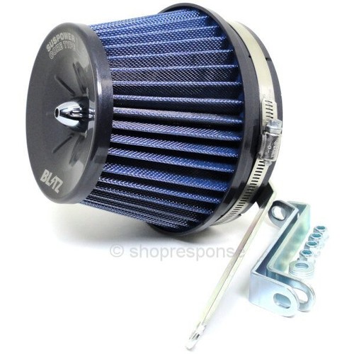 BLITZ 56017 Air Intake Filter Blue Fits Nissan 300ZX Fairlady Z Z32 VG30DETT JDM - Picture 2 of 3