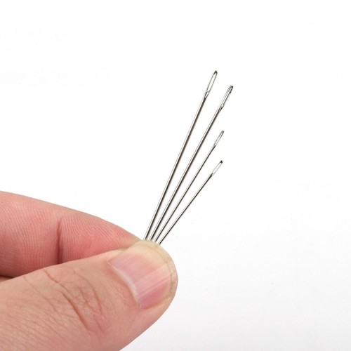 Stainless Steel Sewing Needle Pin 25Pcs/lot Large Eye Needles Craft Accessory - Picture 7 of 22