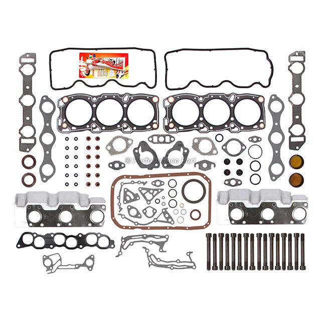 Juego completo de juntas pernos de cabeza para Dodge Dynasty Caravan V6 3,0 L 6G72 SOHC Foto 2 de 4