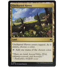 x1 Uncharted Haven MTG BLB M/NM Land 0261 Common Bloomburrow TCG CCG