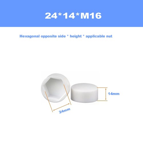 Hexagonal Nut Flat Head Plastic Protective Cap / Decorative Cap Dust-Proof Cover - Picture 36 of 58