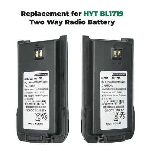 10PC 1800mAh Zamienny akumulator litowo-jonowy BL1719 do radia HYT TC-508 TC518 TC580 - Zdjęcie 4 z 23