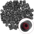 Valve Cap Tires, 150 Pcs, Stem Tire Cap, Black, with O Rubber Ring, Universal