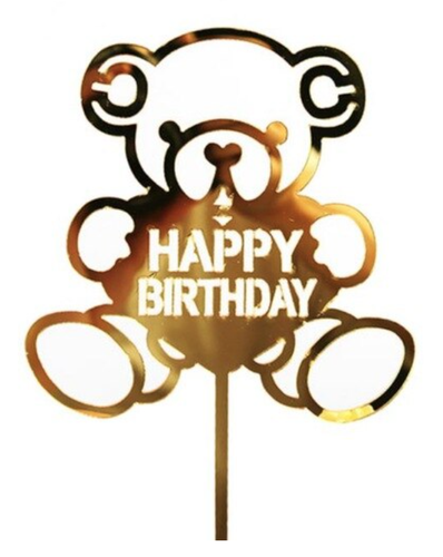 Happy Birthday Cake Topper Glitter Decoration Sparkle Bling Candles Party Sign - Picture 6 of 60