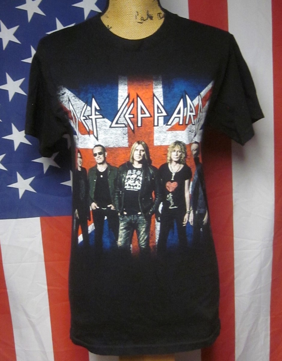 DEF LEPPARD small T shirt UK metal British rock 2015 self