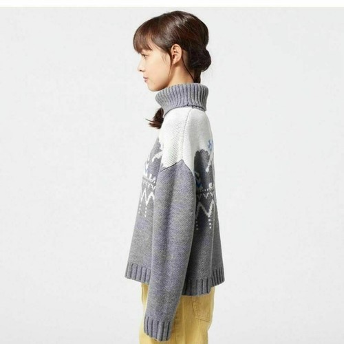 Alolan Vulpix Pokemon GU Cuello Alto Suéter Tela Sudadera Japón - Imagen 4 de 7