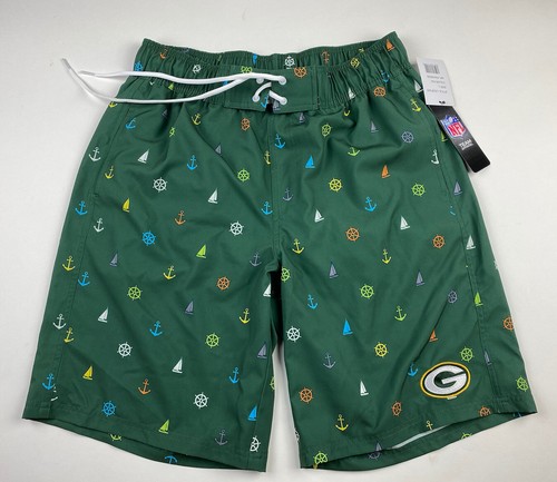 Ropa del equipo Green Bay Packers NFL velero viaje baúl de natación talla L nuevo con etiquetas - Imagen 1 de 6