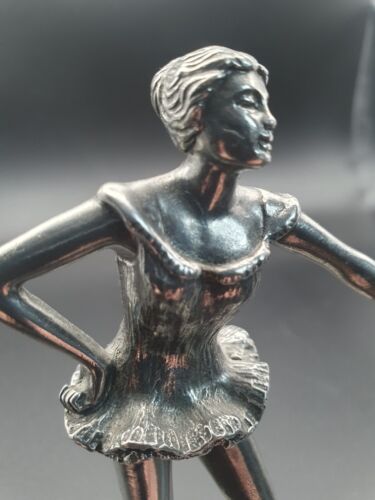 S.carrasco Pewter Metal Ballerina Ballet Dancer Figure Figurine Collectable - Picture 7 of 8