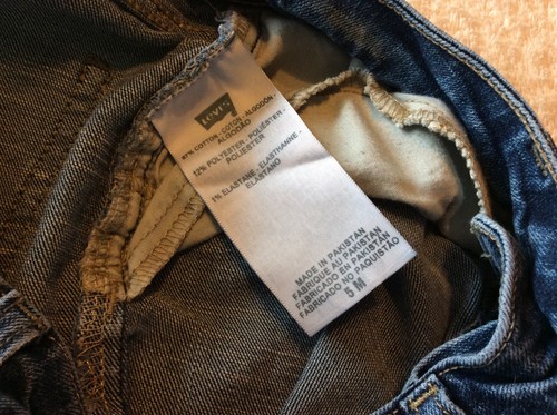 Levis Damen Leggings 535 Denim Stretch Distressed Skinny Gr. 5M W27xL30 - Bild 7 von 7