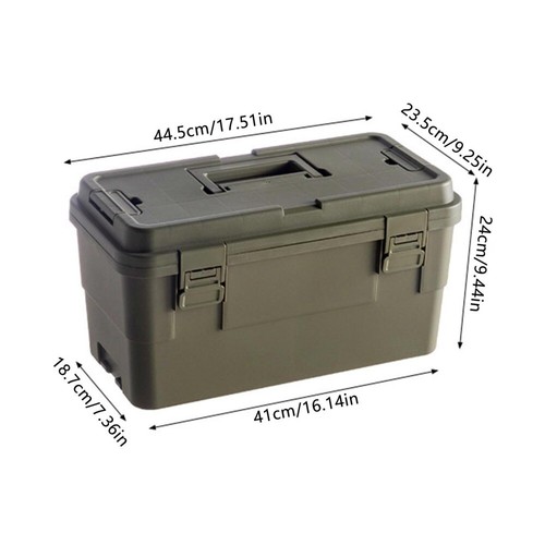 Waterproof Tool Box Plastic Carry Case Storage Box Portable Organizer Safety NEW - Picture 12 of 15