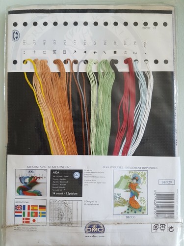BRAND NEW DMC COUNTED CROSS STITCH KIT. 'NATIVE INDIAN'. - Picture 2 of 2