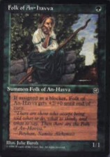 Folk of An-Havva [Version 2] - Homelands: #87b, Magic: The Gathering Nm R124